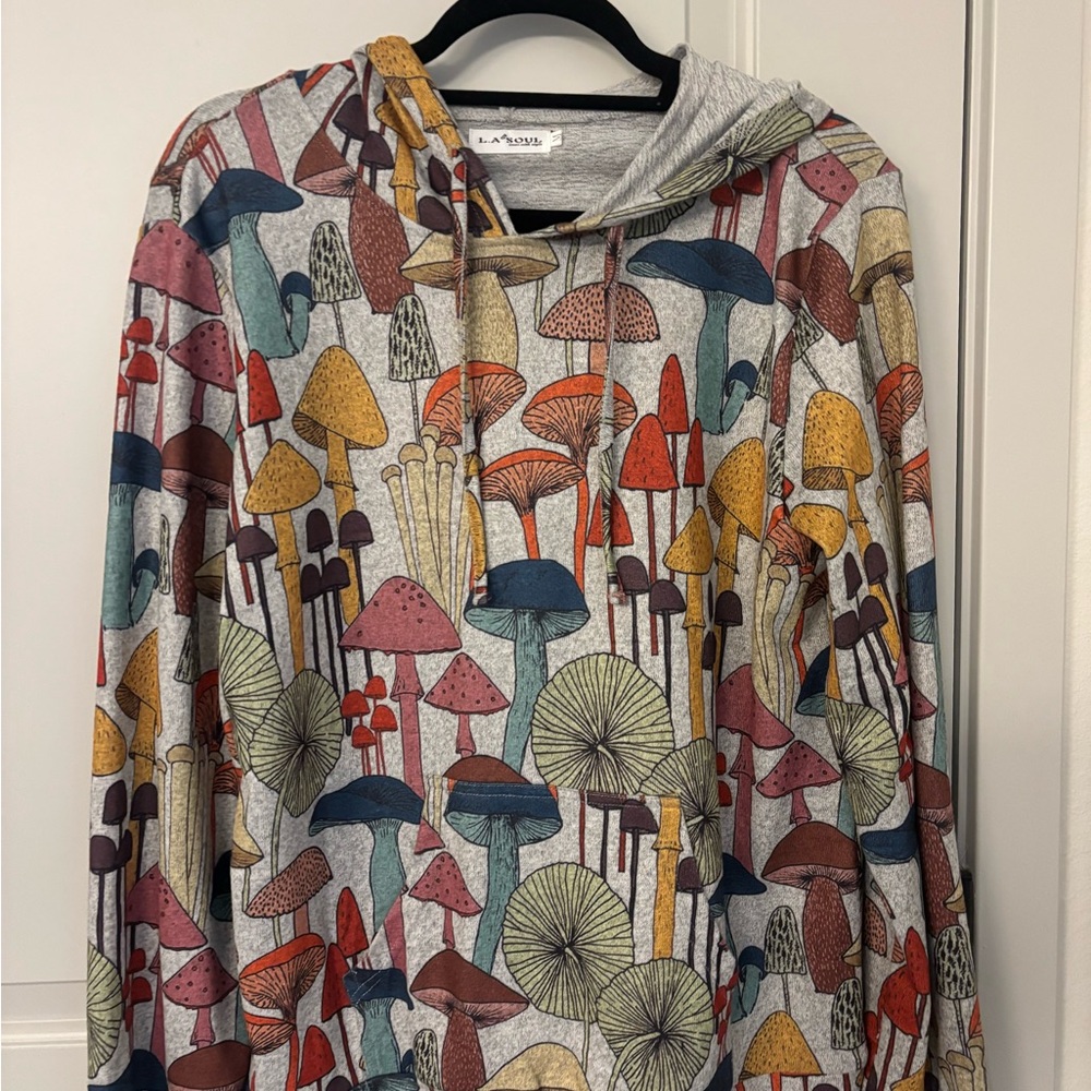 Colorful Mushroom Hoodie